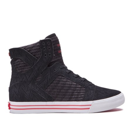 Supra Skytop - Ανδρικα Sneakers Ψηλα - Μαυρα (GR0458)